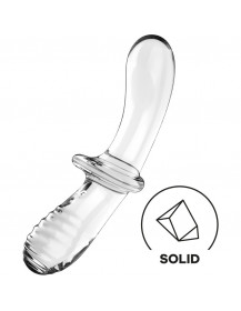 SATISFYER - DOPPEL KRISTALL DILDO TRANSPARENT