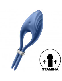 SATISFYER - DUELIST RINGVIBRATOR BLAU
