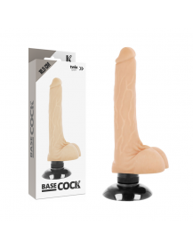 BASECOCK - REALISTISCHER VIBRATOR 2-1 NATÜRLICH 18.5 CM -O- 4 CM
