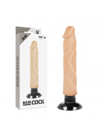 BASECOCK - REALISTISCHER VIBRATOR 2-1 NATÜRLICH 20 CM -O- 4 CM