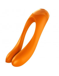 SATISFYER - CANDY CANE FINGERVIBRATOR ORANGE