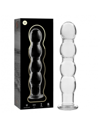 NEBULA SERIES BY IBIZA - MODELL 10 DILDO BOROSILIKATGLAS KLAR 16.5 CM -O- 3.5 CM