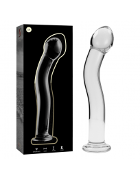 NEBULA SERIES BY IBIZA - MODELL 18 DILDO BOROSILIKATGLAS KLAR 18.5 CM -O- 3.5 CM
