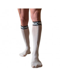 MACHO - DÜNNE SOCKEN EINHEITSGRÖSSE WEISS