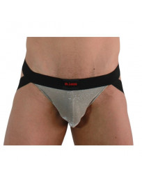 BURN - 001 JOCK GLÄNZEND BEIGE - SCHWARZ S