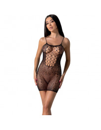 PASSION - BS096 SCHWARZER BODYSTOCKING, EINE GRÖSSE