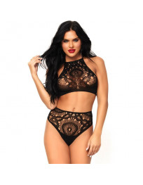 LEG AVENUE - 2-TEILIGES SET TOP UND HÖSCHE S-M
