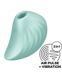 SATISFYER - PEARL DIVER AIR PULSE STIMULATOR and VIBRATOR GRÜN