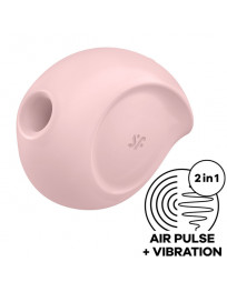 SATISFYER - SUGAR RUSH AIR PULSE STIMULATOR and VIBRATOR ROSA