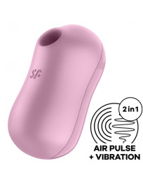 SATISFYER - COTTON CANDY AIR PULSE STIMULATOR and VIBRATOR LILA