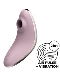SATISFYER - VULVA LOVER 1 LUFTPULSSTIMULATOR and VIBRATOR VIOLETT