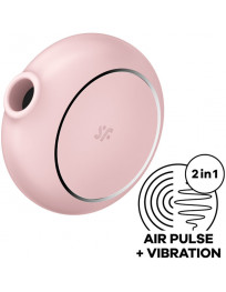 SATISFYER - PRO TO GO 3 DOPPELTER LUFTPULSSTIMULATOR and VIBRATOR ROSA