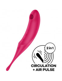 SATISFYER - TWIRLING PRO AIR PULSE STIMULATOR and VIBRATOR ROT