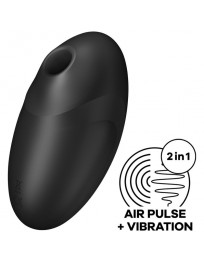SATISFYER - VULVA LOVER 3 LUFTPULSSTIMULATOR and VIBRATOR SCHWARZ