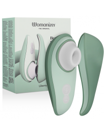 WOMANIZER - LIBERTY 2 KLITORISSTIMULATOR and SAUGGERÄT HELLGRÜN