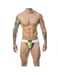 MOB - CLASSIC JOCK STRIPE RAINBOW GRÖSSE L
