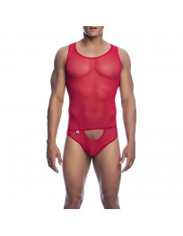 MOB - ROTER TRANSPARENTER BODYSHEE GRÖSSE L-XL