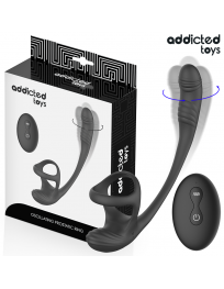 ADDICTED TOYS – ANALPLUG MIT VIBRATION, 360°-WELLUNG UND HODENSTIMULATOR