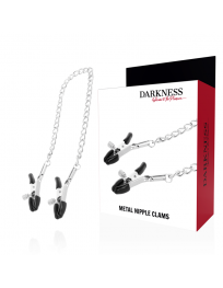 DARKNESS - EINSTELLBARE NIPPELKLEMMEN AUS METALL