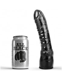 ALL BLACK - DILDO SCHWARZ REALISTISCH 20 CM