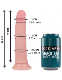 ROCKARMY - LIQUID SILICONE PREMIUM AVENGER REALISTIC 19 CM -O- 3.98 CM
