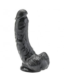 GET REAL - DILDO 20,5 CM MIT KUGELN SCHWARZ