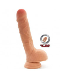 GET REAL - DUAL DENSITY DILDO 18 CM EIERHAUT