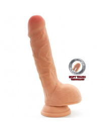 GET REAL - DUAL DENSITY DILDO 25,5 CM HOLEN HAUT