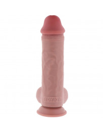 GET REAL - DELUXE REALISTIC PENIS WITH TESTICLES EXTRA THICK 28 CM