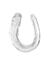 KING COCK - DOUBLE TROUBLE DOPPELDILDO 33 CM KLAR