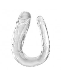 KING COCK - DOUBLE TROUBLE DOPPELDILDO 44 CM KLAR