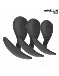 ADDICTED TOYS - 3ER-SET ANALPLUG MODELL 3