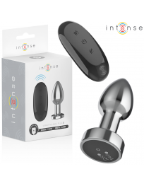 INTENSE - ANAL PLUG 10 VIBRATIONEN METALL MIT FERNBEDIENUNG S