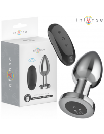 INTENSE - ANAL PLUG 10 VIBRATIONEN METALL MIT FERNBEDIENUNG L
