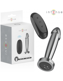 INTENSE - ANAL PLUG 10 VIBRATIONEN METALLDILDO MIT FERNBEDIENUNG S