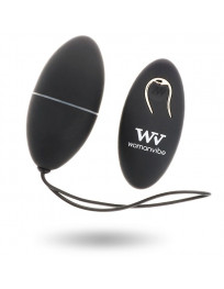 WOMANVIBE - ALSAN EGG FERNBEDIENUNG SCHWARZ SILIKON SCHWARZ
