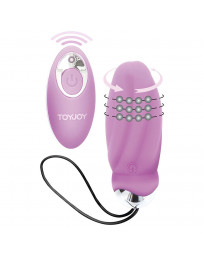TOYJOY - HAPPINESS YOU CRACK ME UP ROSA VIBRATOR MIT FERNBEDIENUNG
