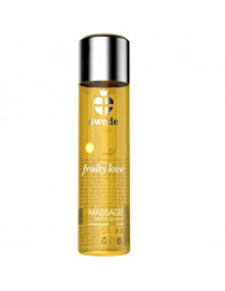 SWEDE - FRUITY LOVE MASSAGEÖL MIT WÄRMENDEM EFFEKT TROPISCHES FRUCHTIGES MIT HONIG 60 ML