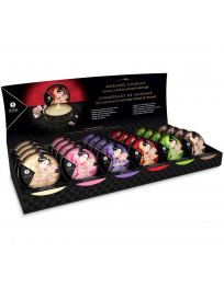 SHUNGA - MINI CARESS BY CANDLELIGHT DISPLAY MASSAGEKERZEN 24 EINHEITEN