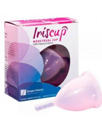 IRISCUP - KLEINER ROSA MONATSBECHER A KOSTENLOSER STERILISATORBEUTEL