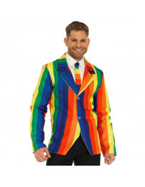 LEG AVENUE - BLAZER KRAWATTE REGENBOGEN S