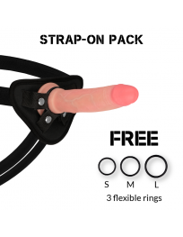 ROCKARMY - HARNESS FLÜSSIGER SILIKONDILDO PREMIUM AVENGER 19 CM -O- 3.98 CM