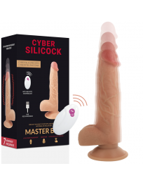 CYBER SILICOCK - FERNBEDIENUNG REALISTISCH MASTER BEN 23.88 CM -O- 4.3 CM