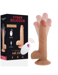 CYBER SILICOCK - FERNBEDIENUNG REALISTISCH MR JOHN 23.88 CM -O- 4.3 CM