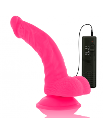 DIVERSIA - FLEXIBLER VIBRIERENDER DILDO ROSA 21.5 CM -O- 4.5 CM