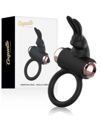 COQUETTE CHIC DESIRE - COCKRING MIT VIBRATOR SCHWARZ- GOLD
