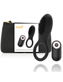 COQUETTE CHIC DESIRE - COCKRING FERNBEDIENUNG WIEDERAUFLADBAR SCHWARZ-GOLD