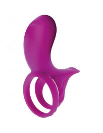 XOCOON - PAAR-STIMULATORRING FUCHSIA