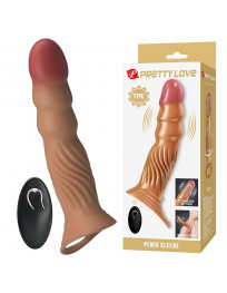 PRETTY LOVE – STRUKTURIERTE PENISHÜLLE MIT VIBRATION UND FERNBEDIENUNG