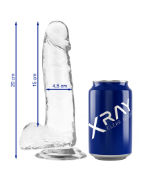 X RAY - KLARER HAHN MIT BLLEN 20 CM -O- 4.5 CM